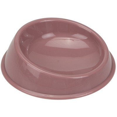 Миска для кошек пластиковая, розовая Beeztees Plastic Bowl 15 см