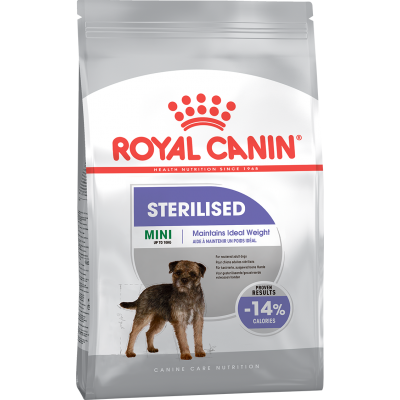 Диета для стерилизованных собак мелких пород Royal Canin Mini Sterilised 2 кг