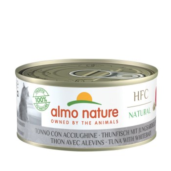 Almo Nature HFC консервы для взрослых кошек с тунцом и сардинками - 150 г...