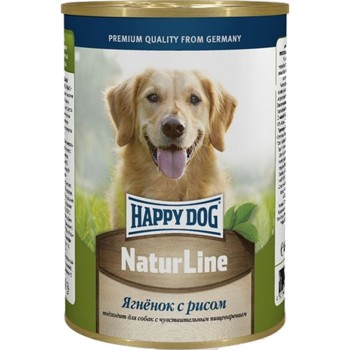 Happy Dog Natur Line влажный корм для взрослых и пожилых собак с ягненком и...