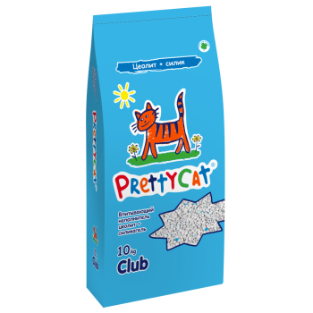 PrettyCat Naturel наполнитель впитывающий для кошачьего туалета, без аромата - 10 кг