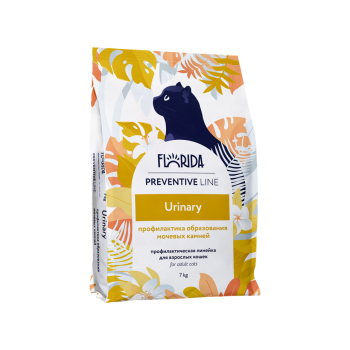 Florida Preventive Line Urinary сухой диетический корм для взрослых кошек при мочекаменной болезни -...