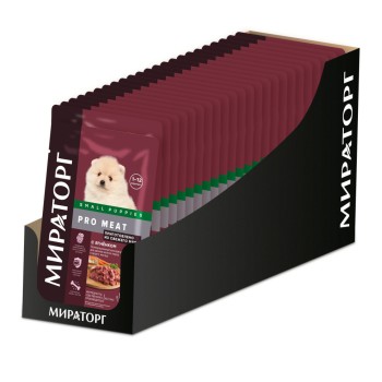 Мираторг Pro Meat влажный корм для щенков мелких пород с ягненком - 85 г...