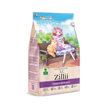 Zillii Hairball Control Для взрослых кошек контроль образования комочков шерсти в желудке с индейкой...