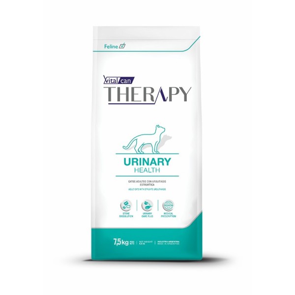 Vitalcan Therapy Feline Urinary Care сухой корм для взрослых кошек, при МКБ, с курицей - 7,5 кг