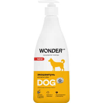 WONDER LAB экошампунь для мытья собак - 550 мл
