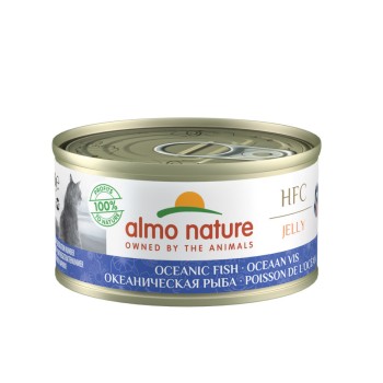 Almo Nature HFC Jelly Oceanic Fish консервированный корм для взрослых кошек с цельными кусочками...