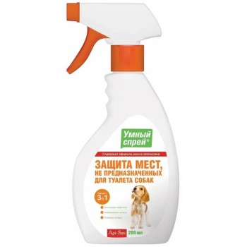 Apicenna Умный Спрей Защита мест, не предназначенных для туалета собак - 200 мл