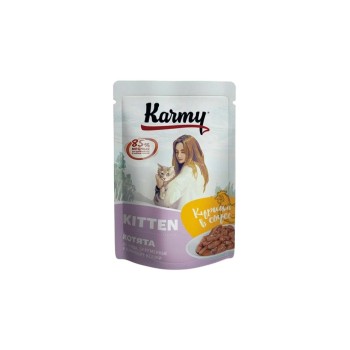 Karmy Kitten влажный корм для котят до 1 года, беременных и кормящих кошек c...
