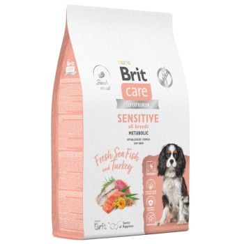 Brit Care Dog Adult Sensitive Metabolic сухой корм для взрослых собак, с морской рыбой...