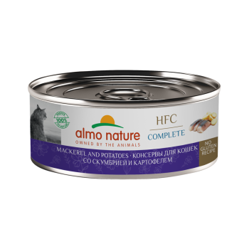Almo Nature HFC Complete Mackerel and Potatoes влажный корм для взрослых кошек и котят...