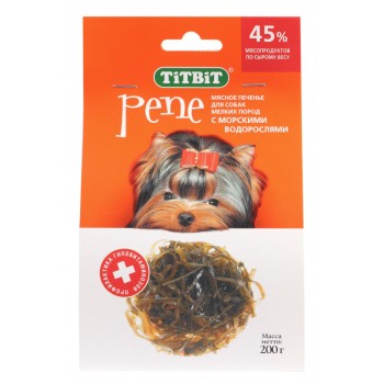 TiTBiT PENE лакомство для собак печенье с морскими водорослями - 200 г