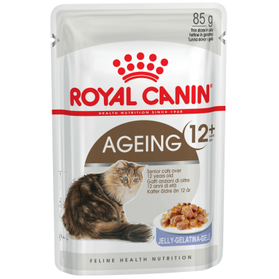 Пауч для кошек старше 12 лет кусочки 85 г Royal Canin Ageing 12+ Желе