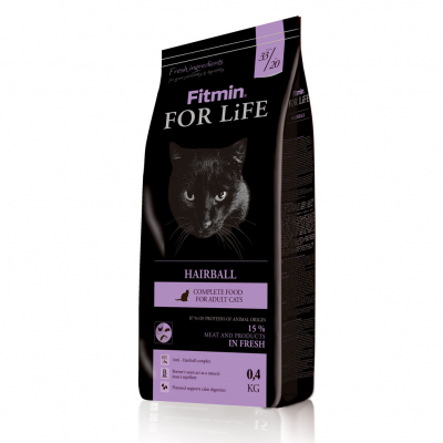 Корм для длинношерстных кошек Fitmin Cat For Life Hairball 400 г