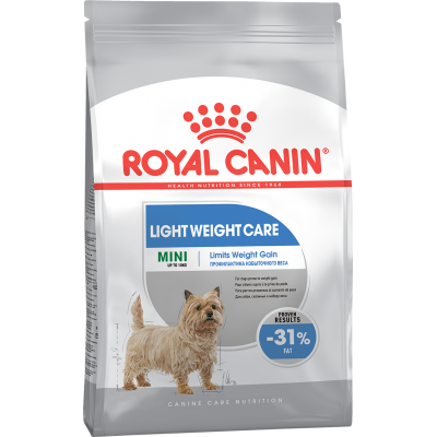 Диета для собак мелких пород склонных к избыточному весу Royal Canin Mini Light Weight Care 2 кг