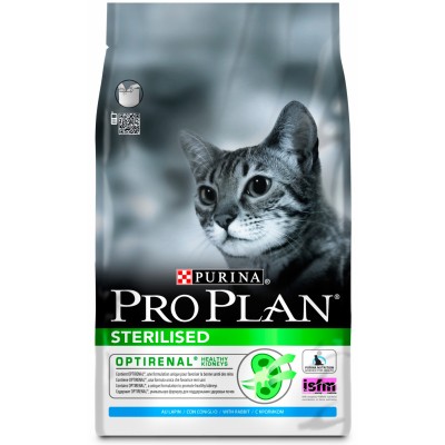 Корм для стерилизованных кошек с кроликом Purina Pro Plan Sterilised Rabbit 3 кг