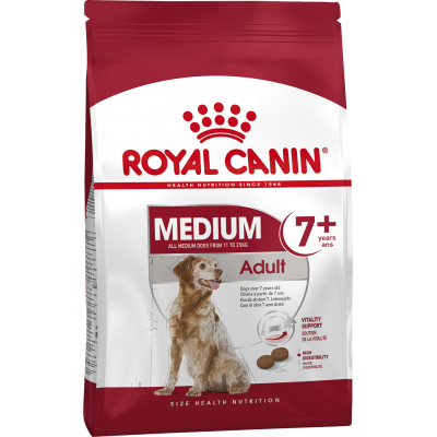 Диета для собак средних пород от 7 до 10 лет Royal Canin Medium Adult 7+ 4 кг