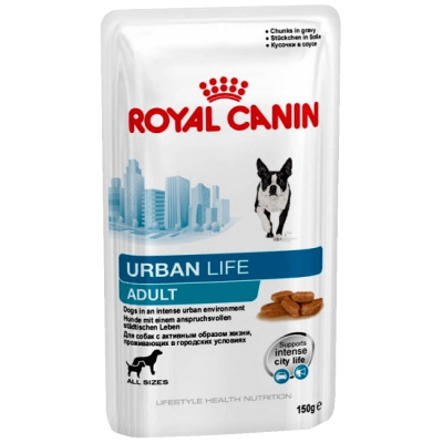 Пауч для собак, живущих в городских условиях в соусе Royal Canin Urban Life Adult 150 г