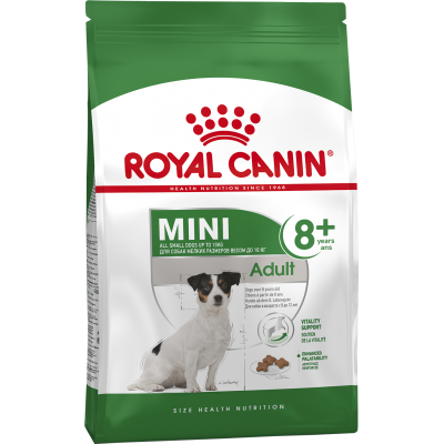 Диета для собак мелких пород старше 8 лет Royal Canin Mini Adult 8+ 2 кг