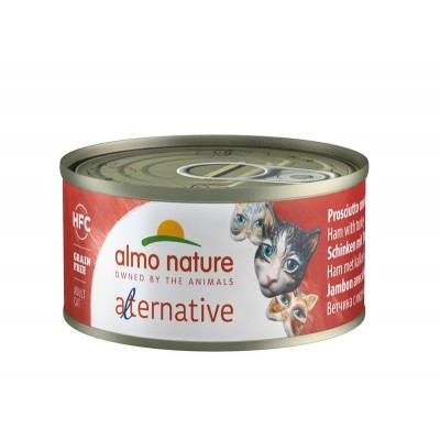 Консервы для кошек "ветчина и индейка" Almo Nature HFC Alternative Cats Ham & Turkey 70 г