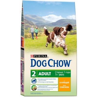 Корм для собак с курицей Dog Chow Adult Chicken 14 кг