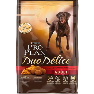 Корм для собак с говядиной и рисом Purina Pro Plan Duo Delice Beef 2,5 кг