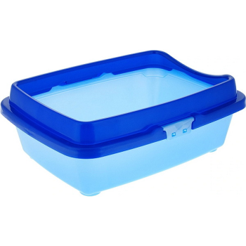 Догуш туалет для кошек с бортом, 32,5х43х15,5 см