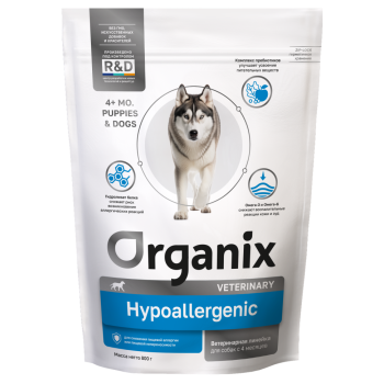 Organix Hypoallergenic сухой корм для собак для снижения пищевой аллергии или пищевой непереносимости -...