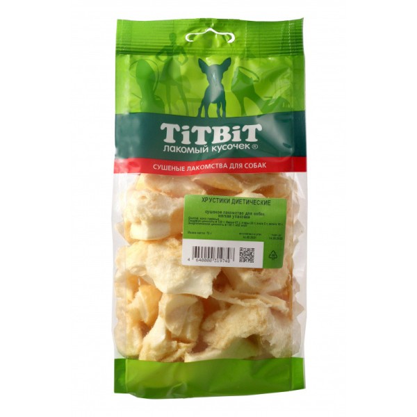 TiTBiT лакомство для собак хрустики диетические - 75 г