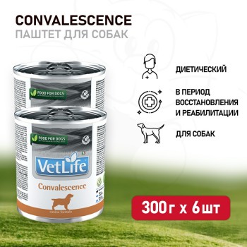Farmina Vet Life Dog Convalescence влажный корм для собак в период восстановления - 300...