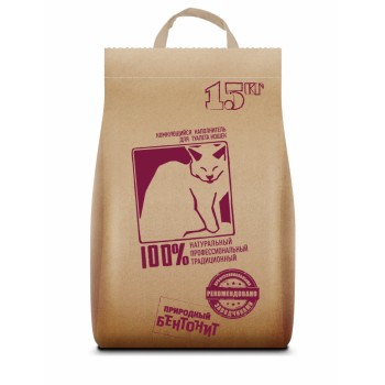 No Name наполнитель комкующийся бентонитовый для туалета кошек - 15 кг