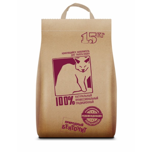 No Name наполнитель комкующийся бентонитовый для туалета кошек - 15 кг
