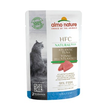 Almo Nature HFC Natural Plus (Alternative) Adult Cat Atlantic Tuna паучи для взрослых кошек...