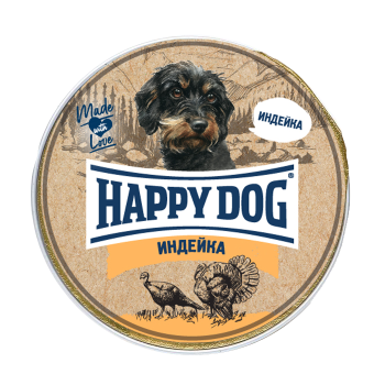 Happy Dog Natur Line паштет для взрослых собак с чувствительным пищеварением с индейкой -...