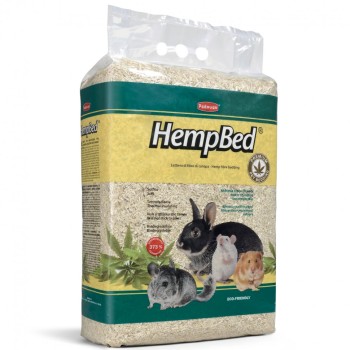 Padovan Hemp Bed подстилка из пенькового волокна для мелких домашних животных, кроликов, грызунов, 3кг,...