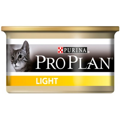 Облегченные консервы для кошек с индейкой Purina Pro Plan Light 85 г