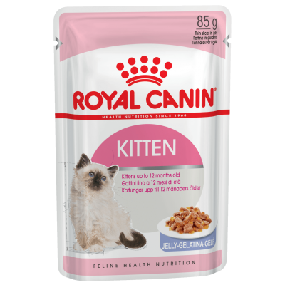 Пауч для котят от 4 до 12 мес 85 г Royal Canin Kitten Instinctive Желе