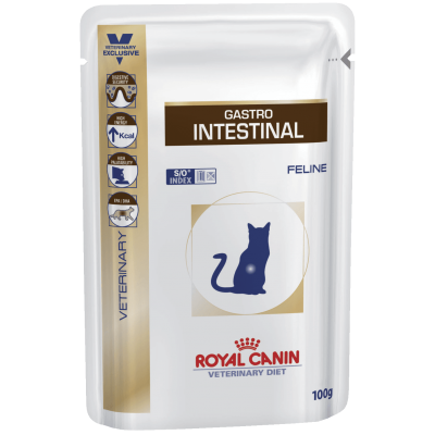 Пауч для кошек при нарушении пищеварения Royal Canin Gastro Intestinal 100 г