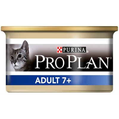 Консервы для пожилых кошек с тунцом и рисом Purina Pro Plan Senior Fish 85 г