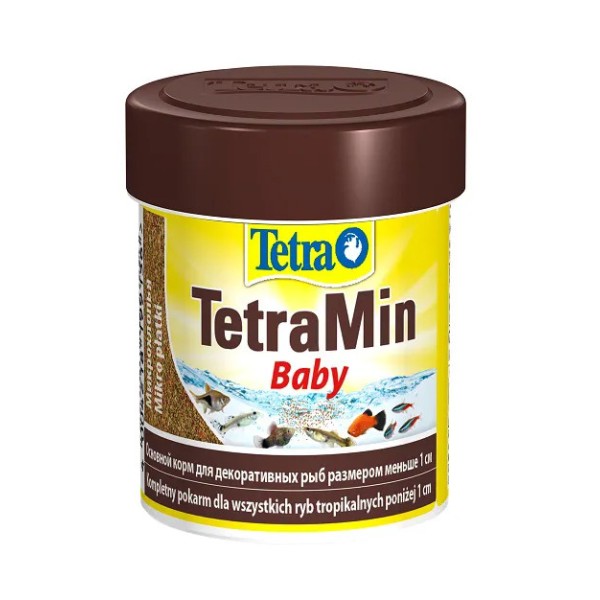 TetraMin Baby корм для мальков декоративных рыб до 1 см, мелкая крупа - 66 мл