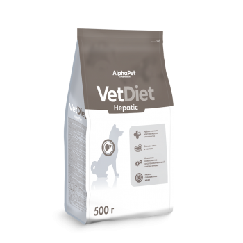 AlphaPet Vet Diet Hepatic сухой диетический корм для взрослых собак всех пород при заболеваниях...