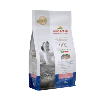 Almo Nature сухой корм для щенков средних и крупных пород с морской рыбой (окунь...