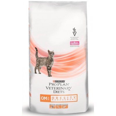 Диета при ожирении для кошек Purina Pro Plan OM 1,5 кг