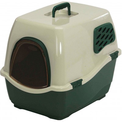 Био-туалет для кошек Marchioro Bill зелено-бежевый 57x45x48