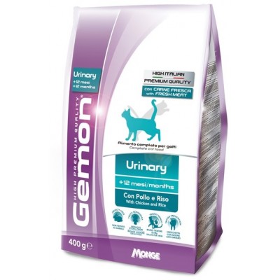 Корм для профилактики мочекаменной болезни для взрослых кошек с курицей и рисом Gemon Cat Urinary 400 г