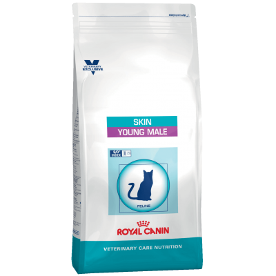 Диета для кастрированных котов с чувствительной кожей до 7 лет Royal Canin Skin Young Male 1,5 кг