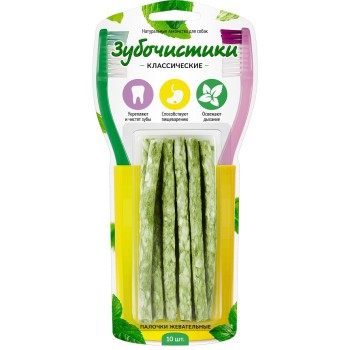 Деревенские лакомства Зубочистки палочки жевательные - 85 г