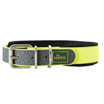 Hunter ошейник для собак Convenience Comfort 50 (37-45 см)/2,5 см биотановый мягкая горловина желтый...