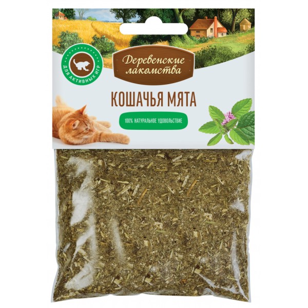 Деревенские лакомства Кошачья мята - 15 г