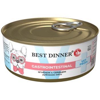 Best Dinner Exclusive Gastro Intestinal консервы для собак при проблемах пищеварения с ягненком и...